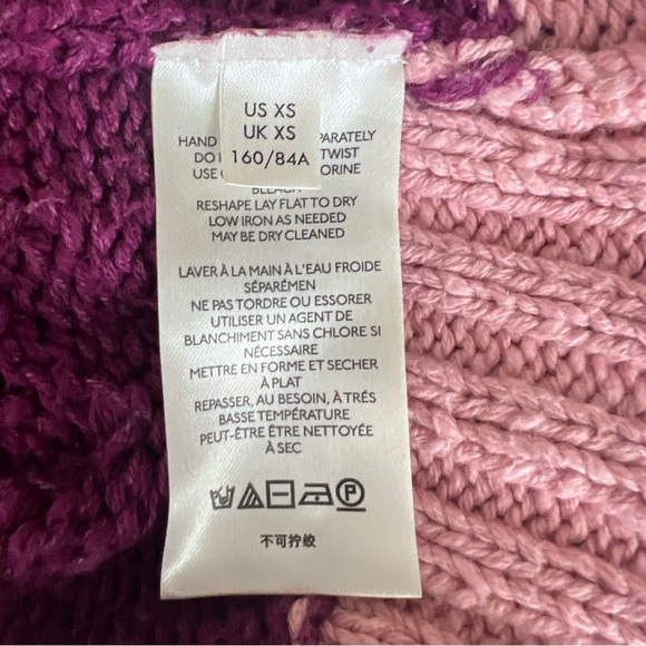 Free People Pembrook Striped Cable-Knit Collared Sweater - Picture 9 of 9